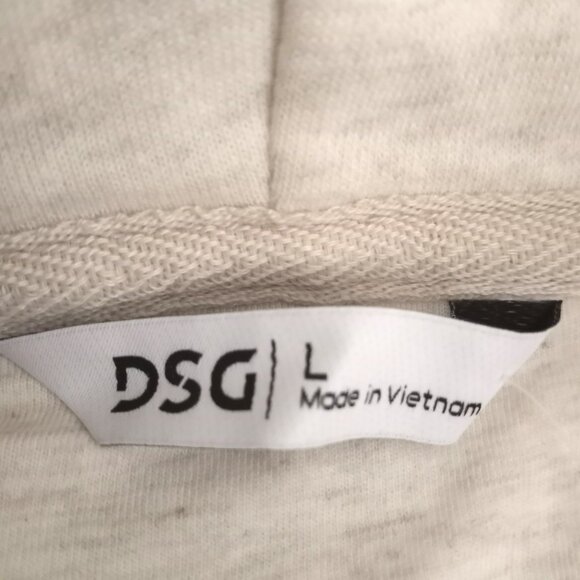 NWT DSG Classic Fleece Hoodie Mens Oatmeal Heather Beige CHOOSE SIZE - Picture 9 of 10